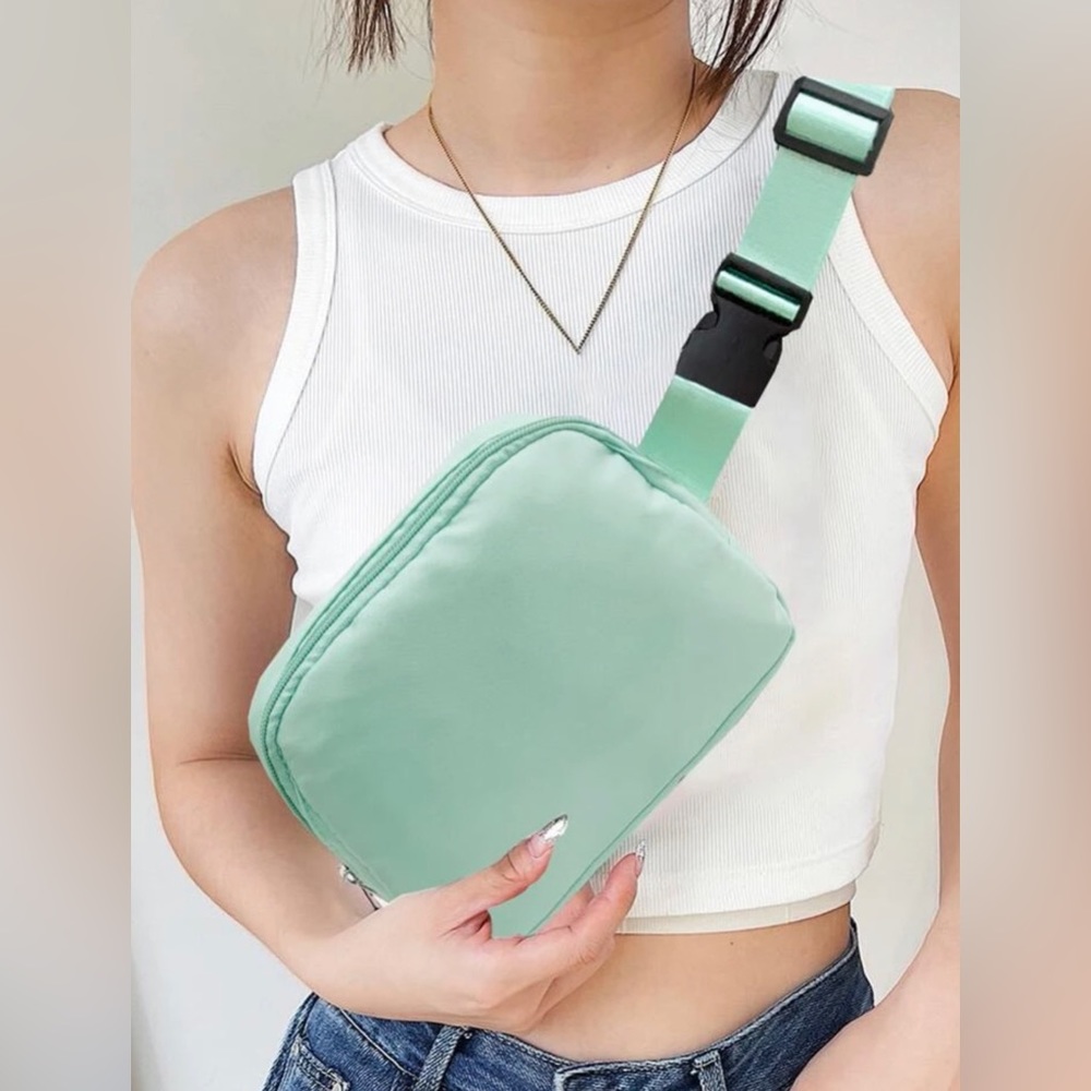 Green/Mint Fanny Pack Crossbody Bum bag